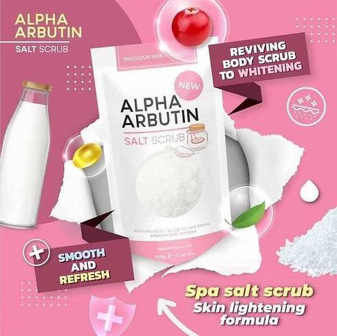 Alpha Arbutin Salt Scrub Reviving Boy Scrub to Whitening Smooth and Refresh