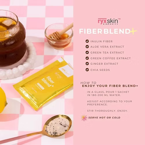 Ryxskin Fiber blend Honey lemon 20g x10 Sachets