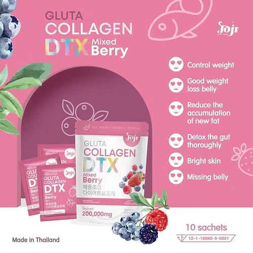 Gluta Collagen DTX Mix Berry 200,000mg