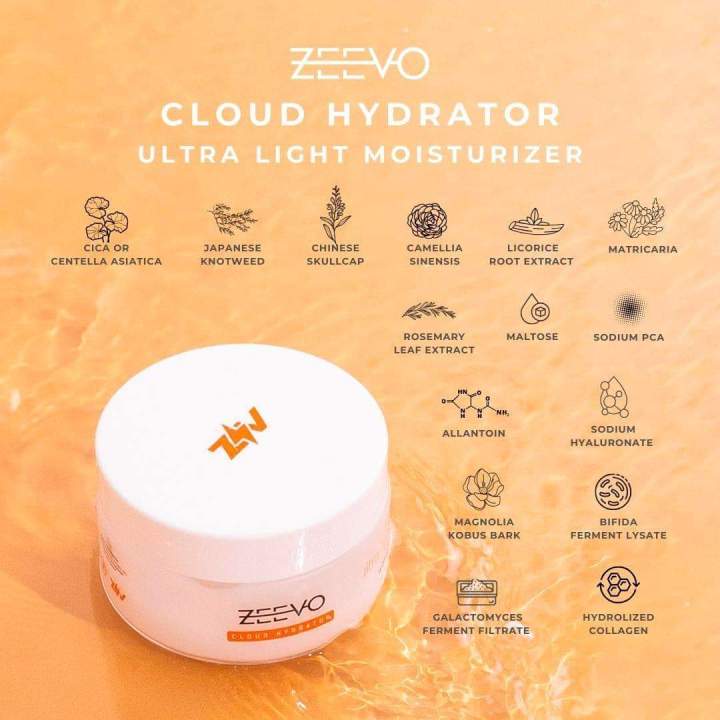 Zeevo Cloud Hydrator - Lightweight Moisturizer for All-Day Hydration