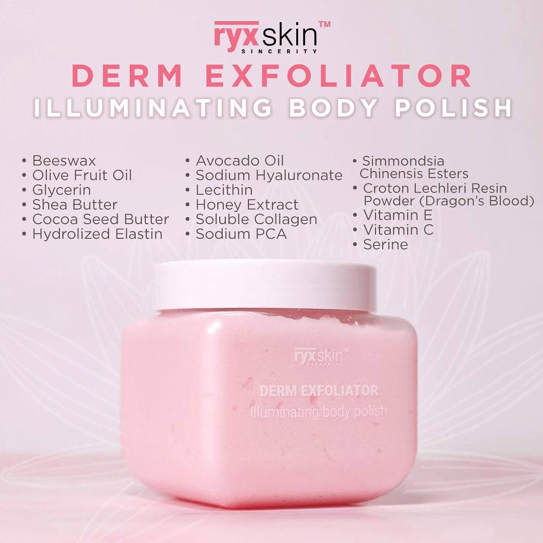 RyxSkin DERM EXFOLIATOR (illuminating body polish