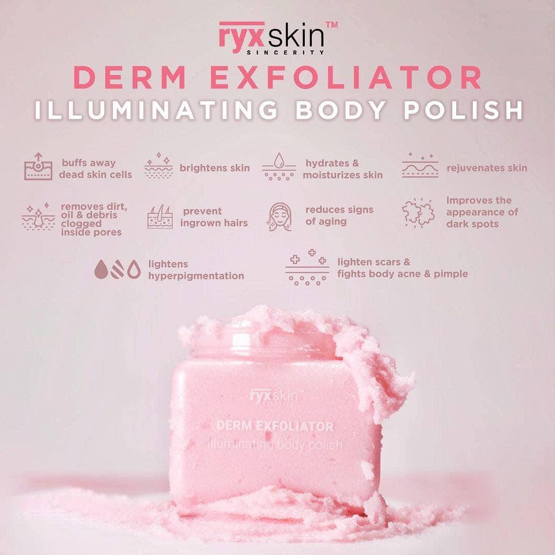 RyxSkin DERM EXFOLIATOR (illuminating body polish