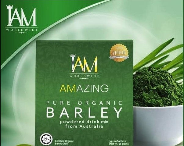 IAM Amazing Pure Organic Barley – MC's Health & Beauty