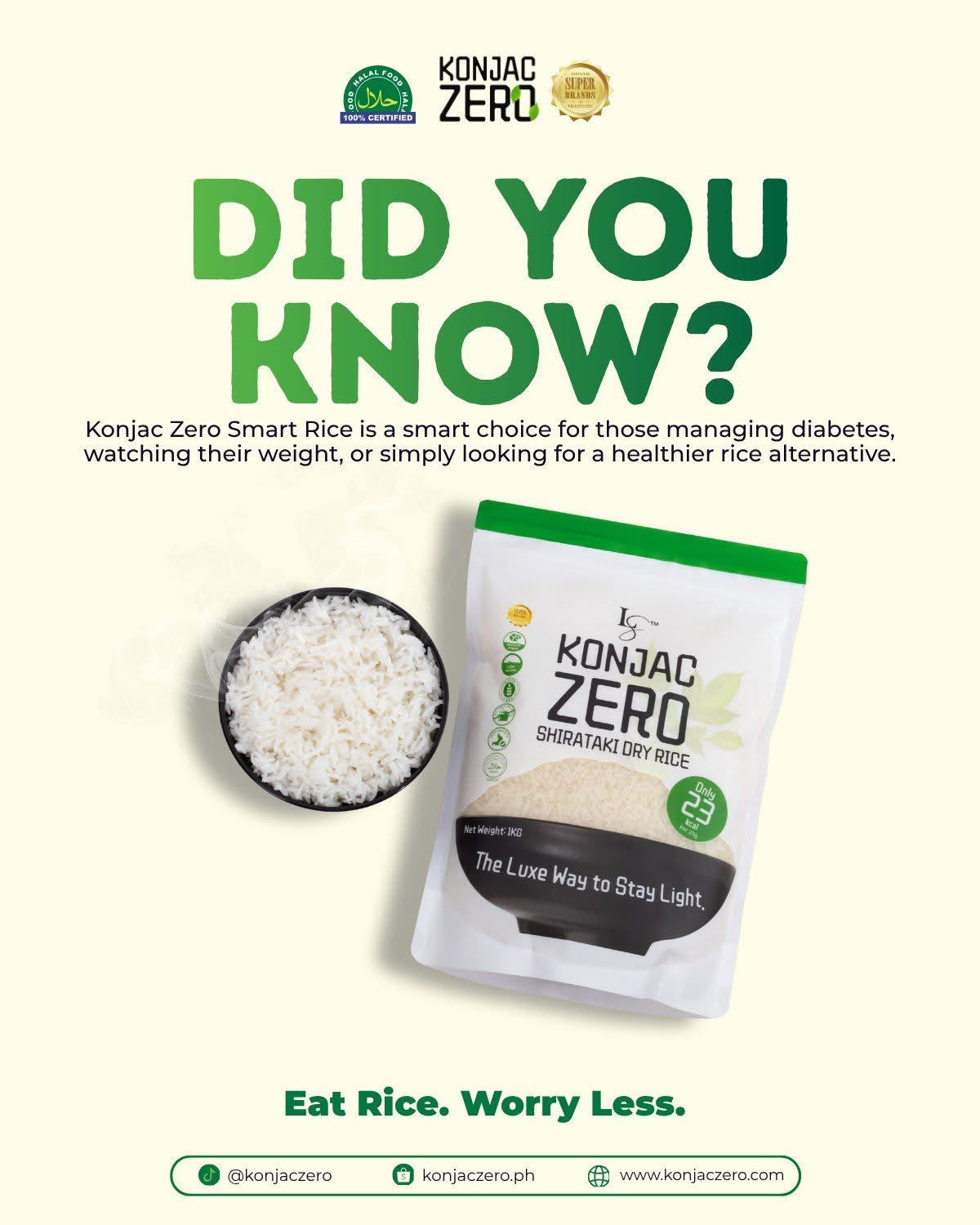 Konjac Zero Shirataki Dry Rice 500g