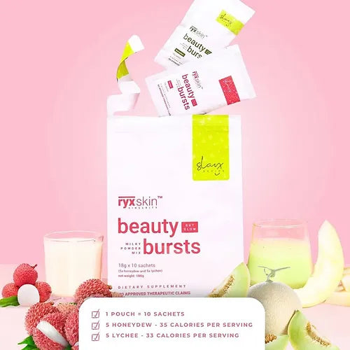 Ryxskin Beauty Bursts Gut Glow (Honeydew & Lychee) 10sachets