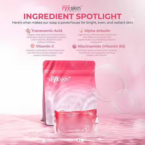 RYX Skin Power Bright Bleaching Whipped Beauty Bar (5 x 70g)