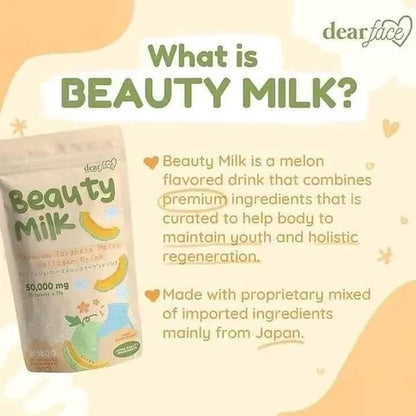 Dear Face Beauty Milk Premium Japanese Melon Collagen Drink