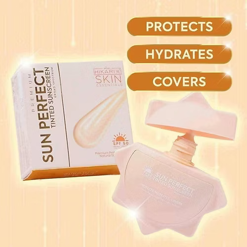 Hikari Skin Essentials Premium Sun Perfect Tinted Sunscreen SPF 50 - 50ml