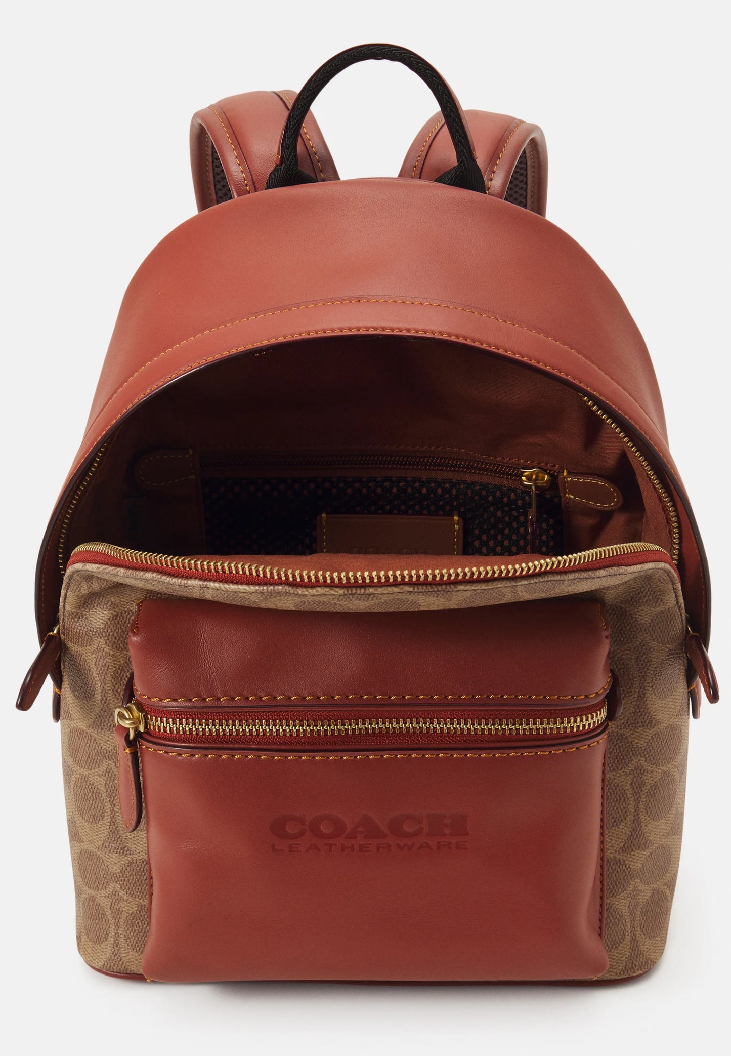 COACH CHARTER 24 Tan/Rust