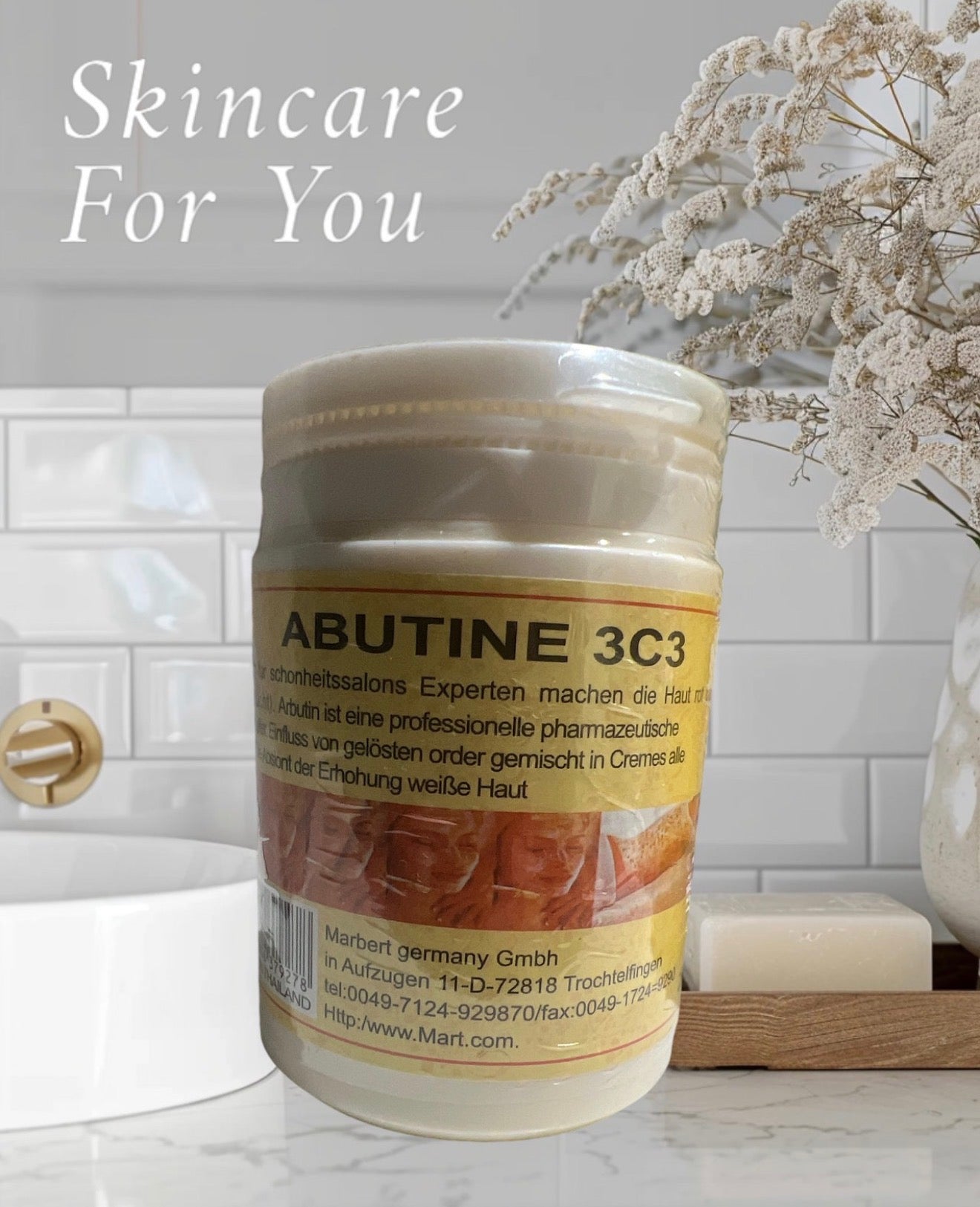 Abutine 3c3 Whitening Body Reduce Dark Skin Blemishes, Moisturize, Brighten