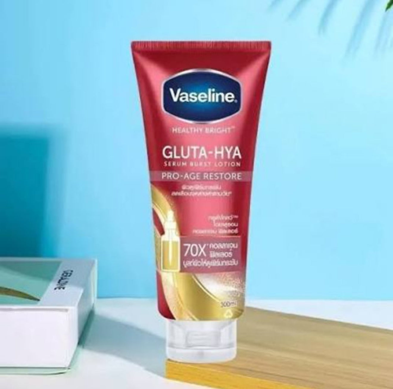 Vaseline Healthy Bright Gluta-Hya Serum Burst Lotion PRO-AGE RESTORE 290ml