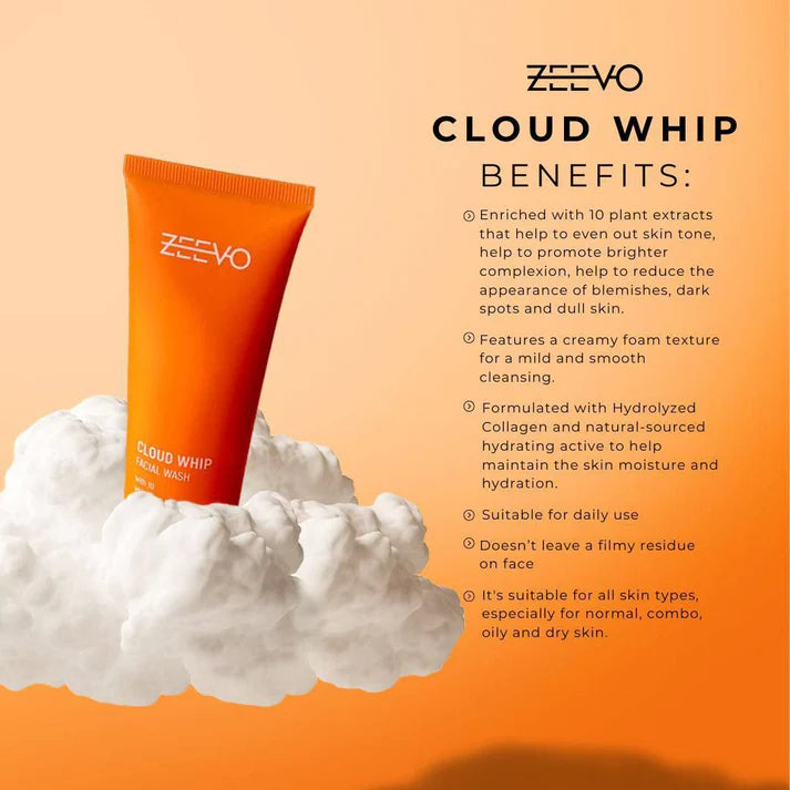 Zeevo Cloud Whip Facial Wash