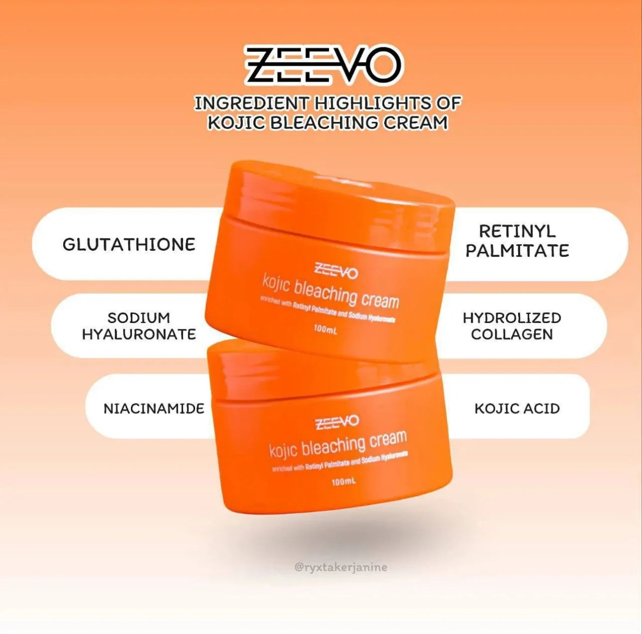 ZEEVO Kojic Bleaching Cream