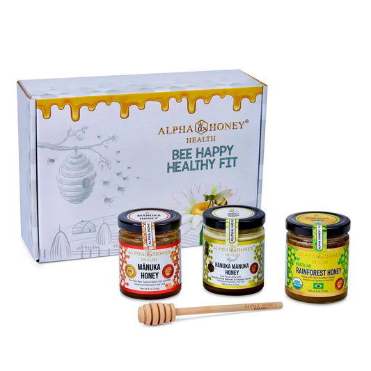 Alpha Honey Health 3 Honey Gift Box Set