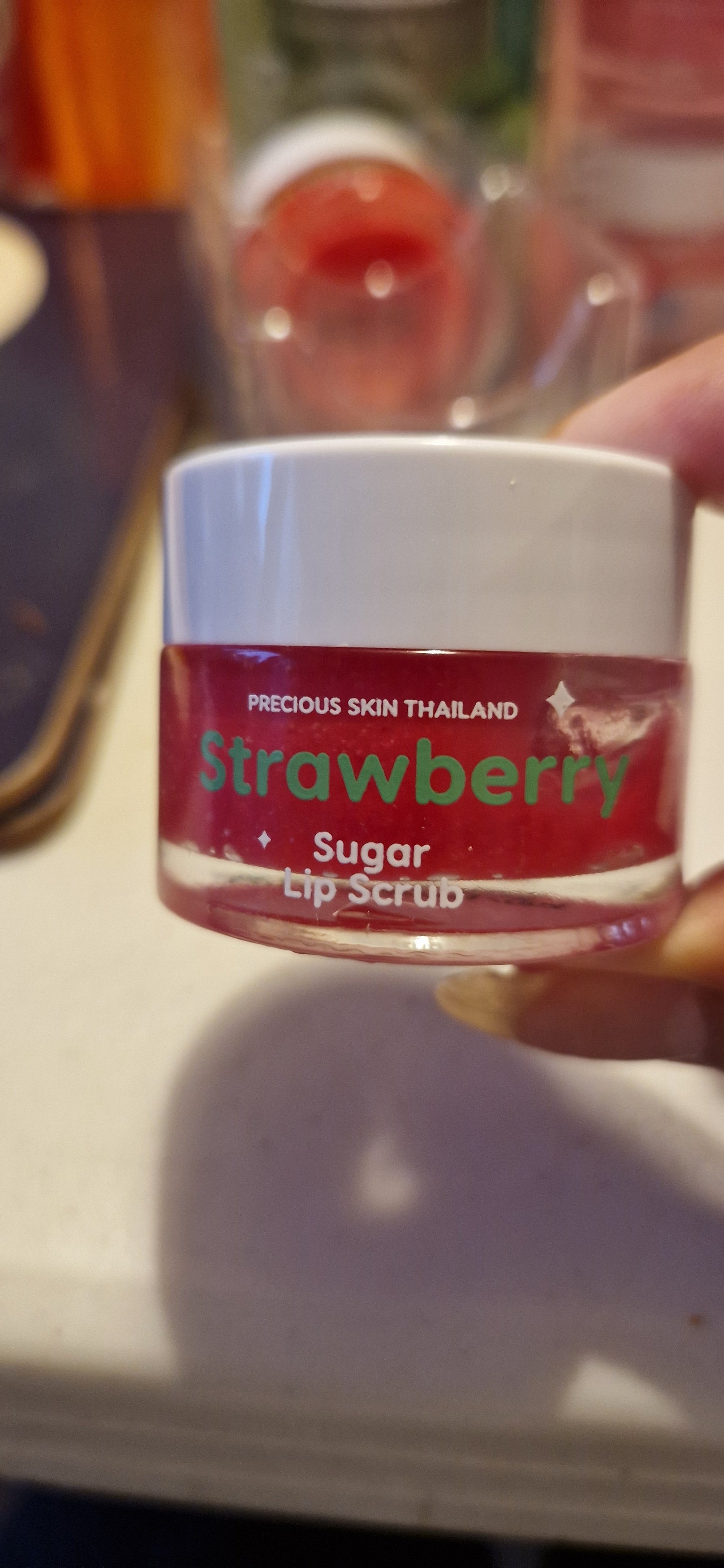 Precious Skin Thailand Strawberry Sugar Lip Scrub & Lip Balm