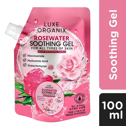 Luxe Organix Rosewater Soothing Gel 100ml