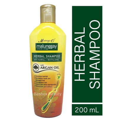 Moringa-O2 Malunggay Herbal Shampoo With Argan Oil 200ml