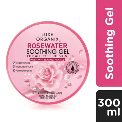 Luxe Organix Rosewater Soothing gel for all 300ml