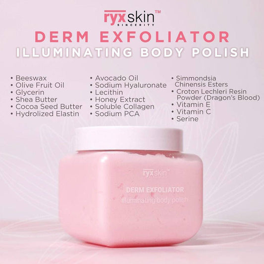 RyxSkin DERM EXFOLIATOR (illuminating body polish