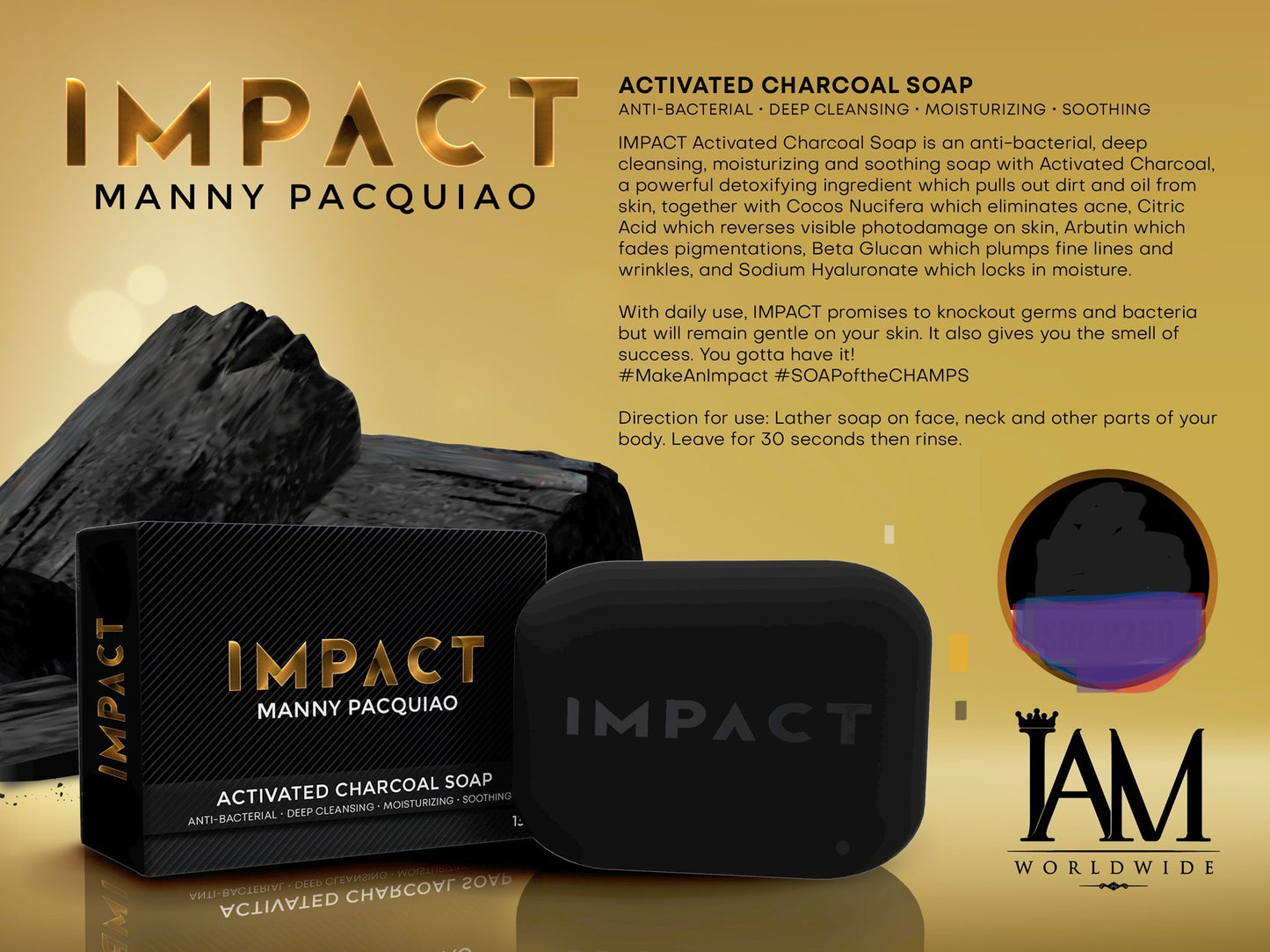 IAM IMPACT - Activated Charcoal Soap